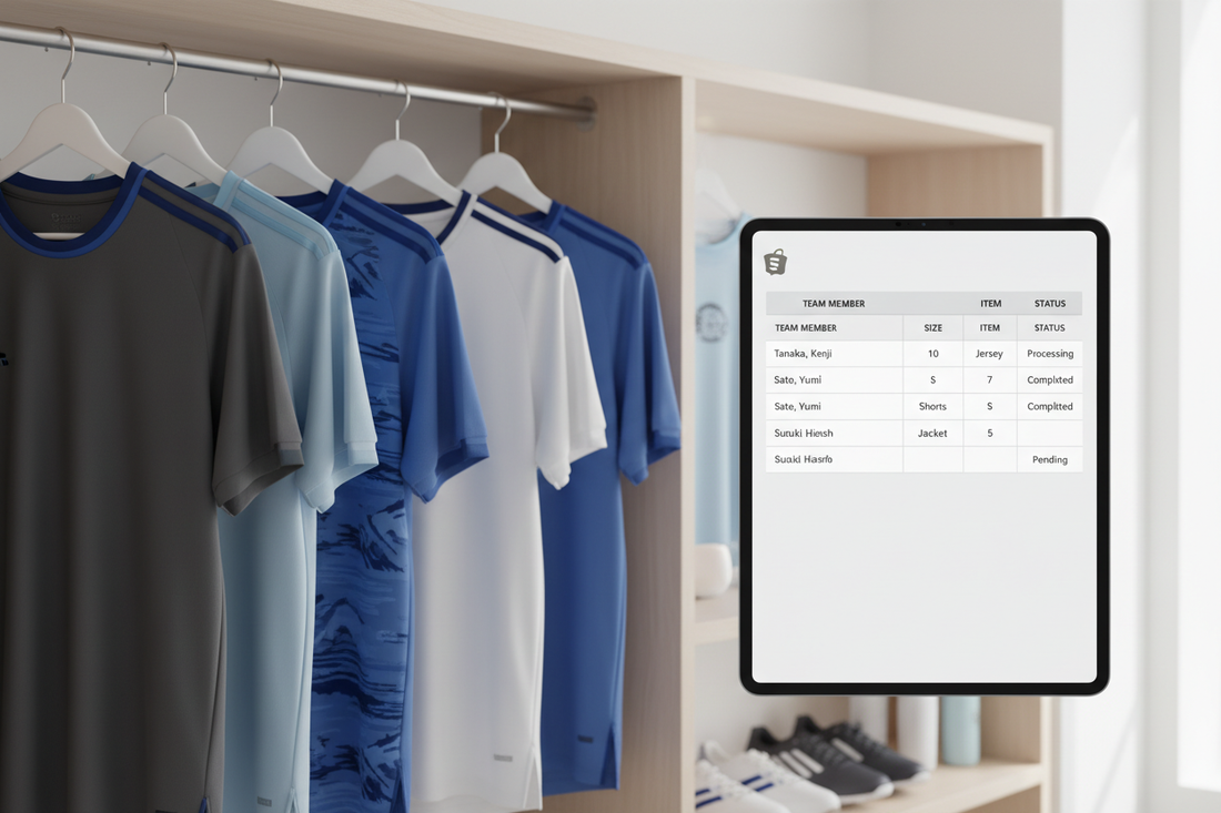 Shopifyで「ユニフォーム」を販売する方法